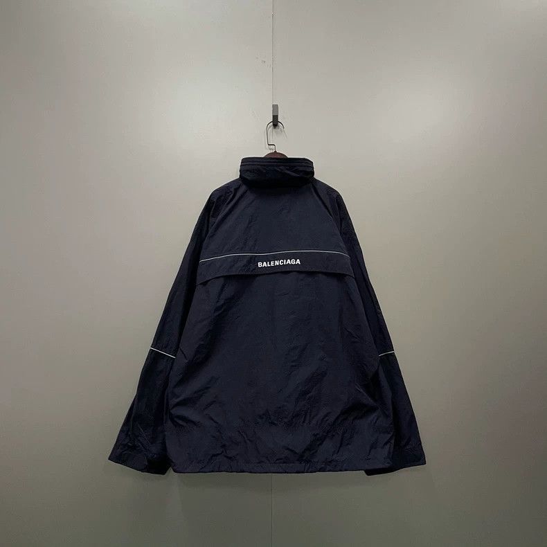 Balenciaga Balenciaga Half-Zip Logo Print Jacket - dmc Size US M / EU 48-50 / 2 - 2 Thumbnail