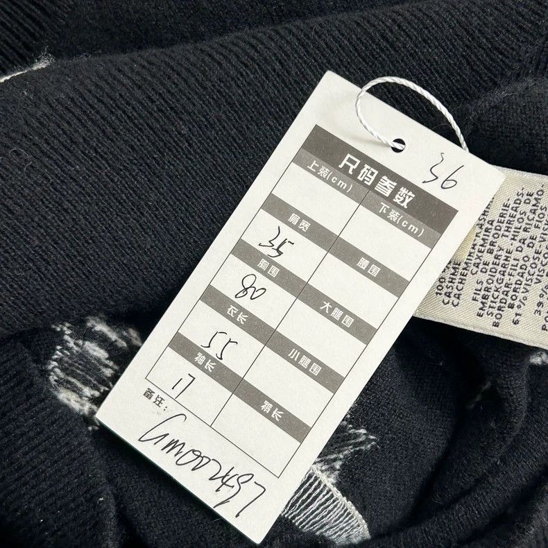 Hermes Hermes Black Cashmere Short Sleeve Sweater - dmc Size US S / EU 44-46 / 1 - 3 Thumbnail