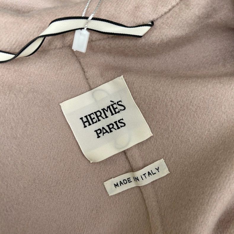Hermes Hermes Pink Cashmere Coat Size 36 - dmc Size US S / EU 44-46 / 1 - 4 Thumbnail