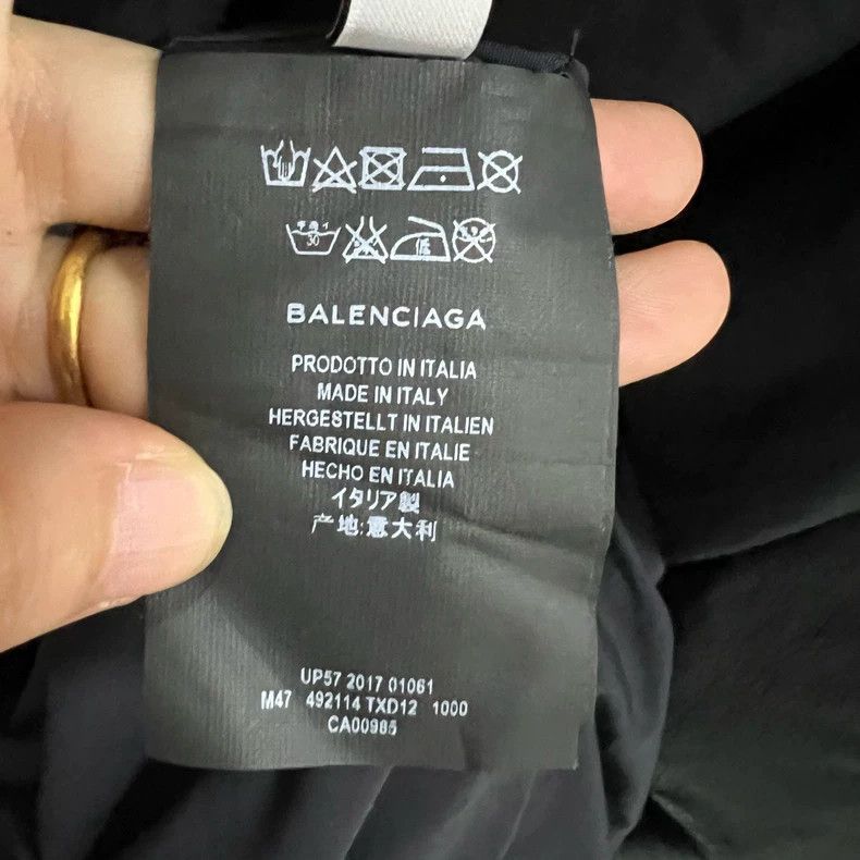 Balenciaga Balenciaga Back Logo Print Coat - dmc Size US XS / EU 42 / 0 - 4 Thumbnail