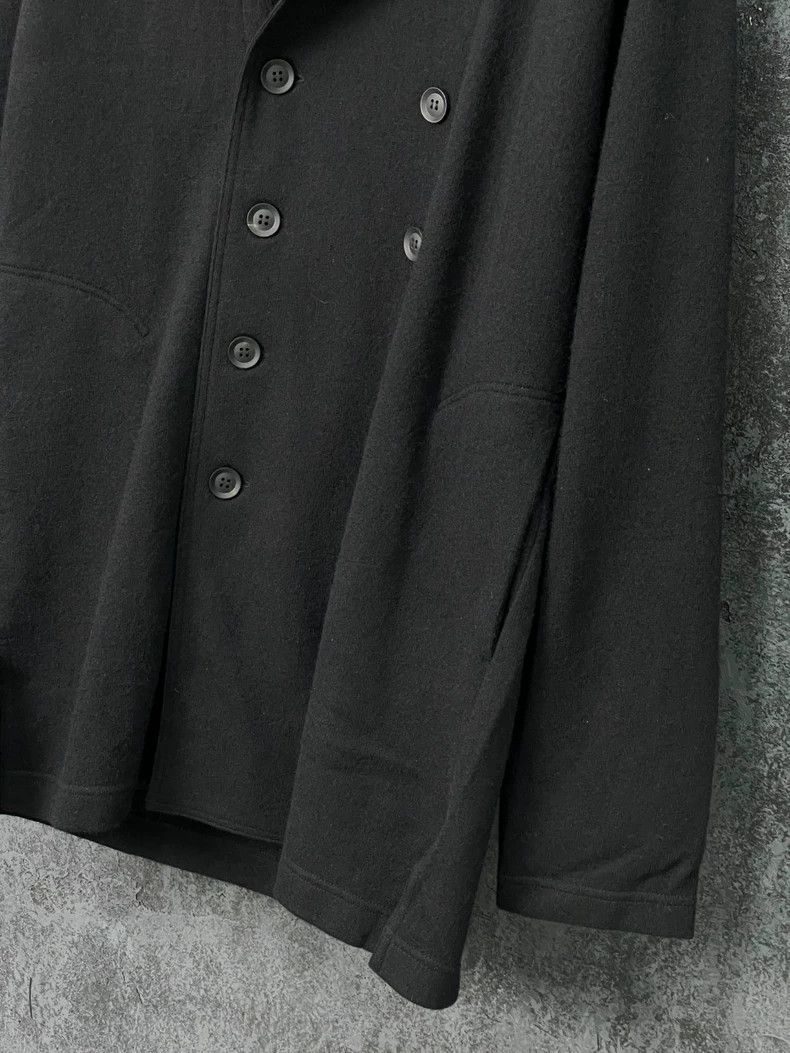 Yohji Yamamoto Yohji Yamamoto Black Button Coat - dmc Size US XS / EU 42 / 0 - 4 Thumbnail