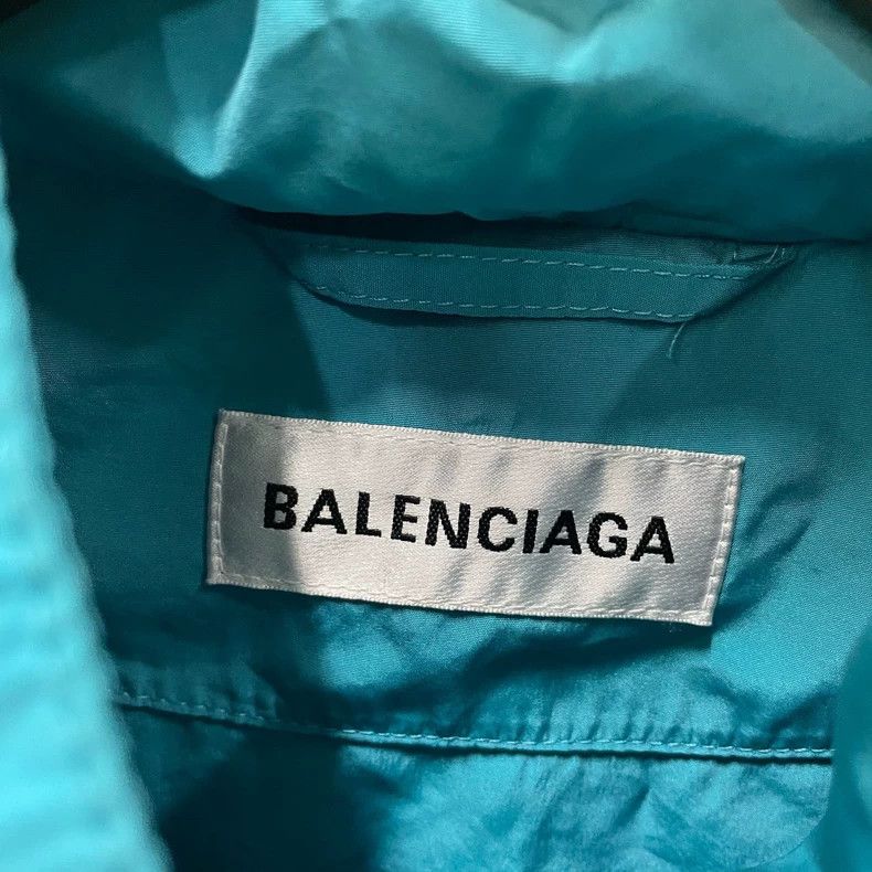 Balenciaga Balenciaga Blue Back Logo Jacket - dmc Size US XS / EU 42 / 0 - 3 Thumbnail