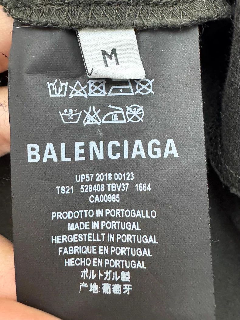 Balenciaga Balenciaga Double Embroidery Short Sleeve Tee - dmc Size US M / EU 48-50 / 2 - 5 Thumbnail
