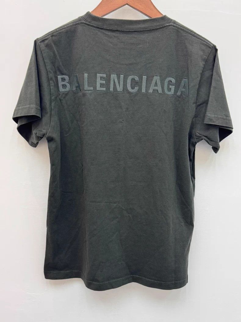 Balenciaga Balenciaga Double Embroidery Short Sleeve Tee - dmc Size US M / EU 48-50 / 2 - 2 Thumbnail