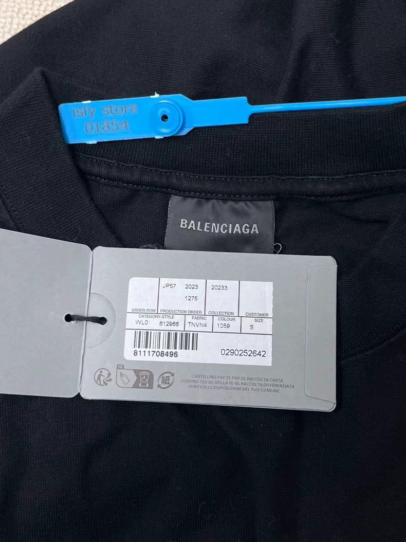 Balenciaga Balenciaga SS23 Logo Print Short Sleeve T-Shirt - dmc Size US S / EU 44-46 / 1 - 4 Thumbnail