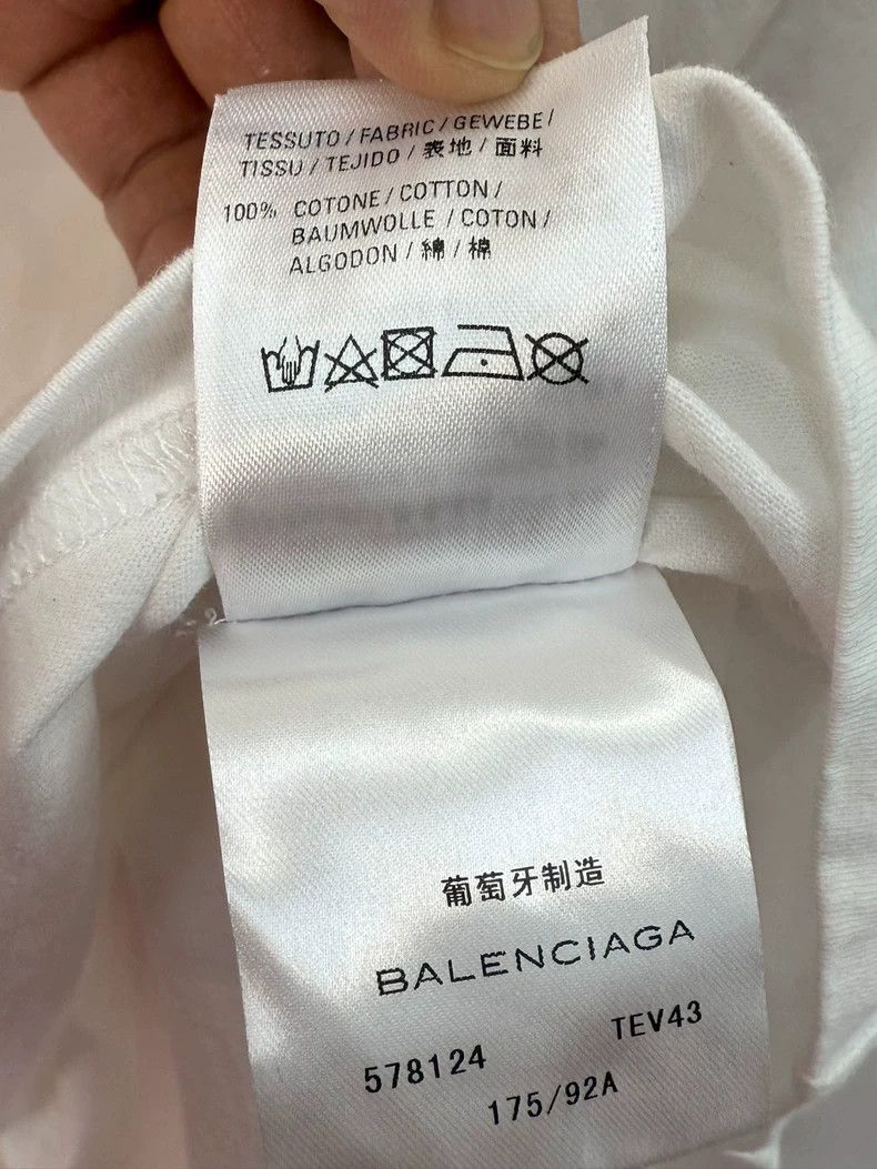 Balenciaga Balenciaga Back Logo Short Sleeve Tee - dmc Size US S / EU 44-46 / 1 - 6 Thumbnail