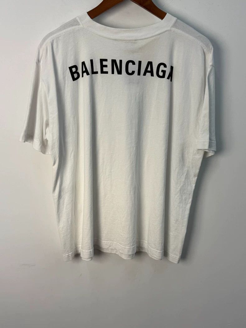Balenciaga Balenciaga Back Logo Short Sleeve Tee - dmc Size US S / EU 44-46 / 1 - 2 Thumbnail