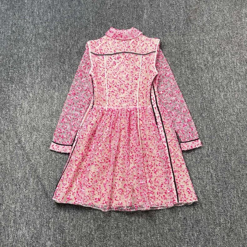 Fendi FENDI Pink Floral Long Sleeve Dress - dmc Size US M / EU 48-50 / 2 - 2 Thumbnail