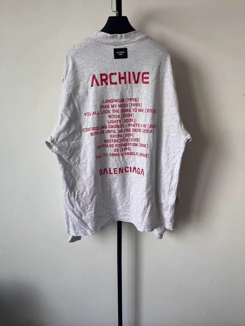 Balenciaga Balenciaga Archive Series Connected Long Sleeve T-Shirt