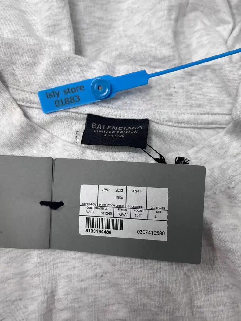 Balenciaga Balenciaga Archive Series Connected Long Sleeve T-Shirt - dmc Size US L / EU 52-54 / 3 - 5 Thumbnail