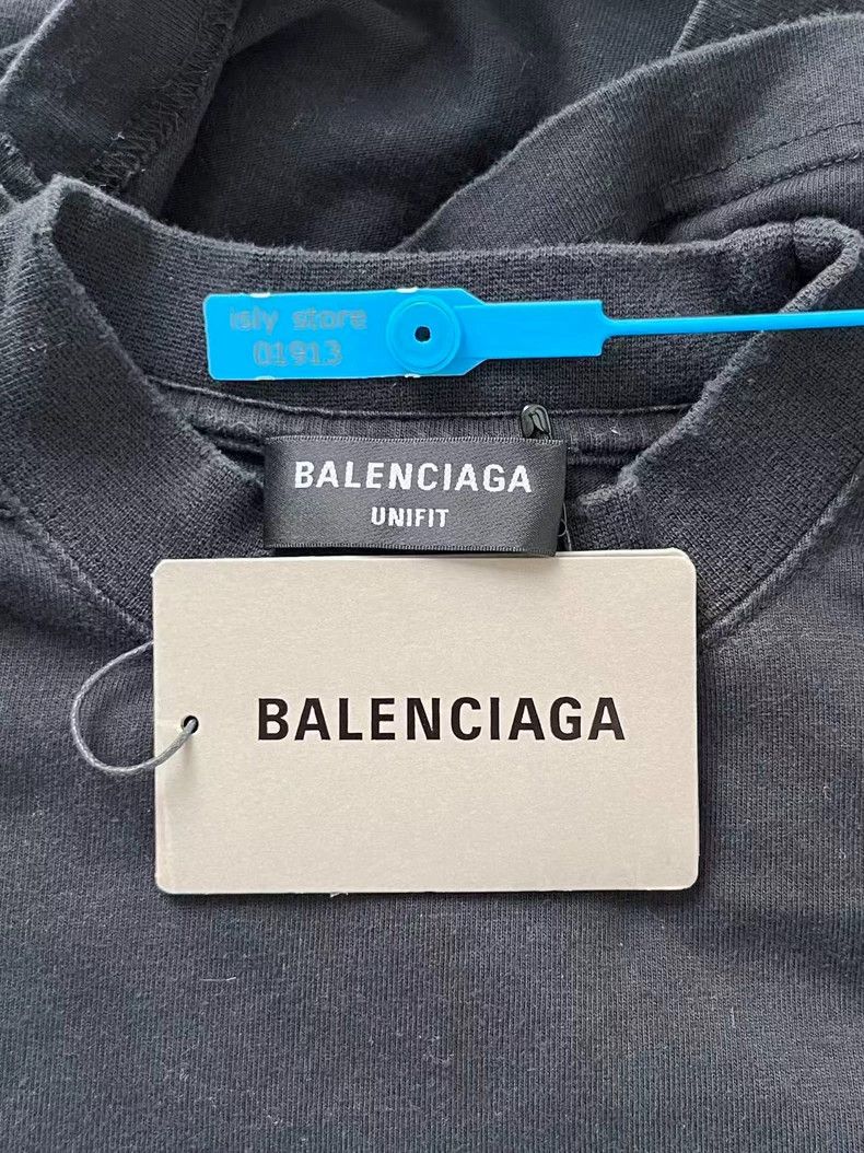 Balenciaga Balenciaga Metallica Lightning Logo T-Shirt - dmc Size US M / EU 48-50 / 2 - 5 Thumbnail