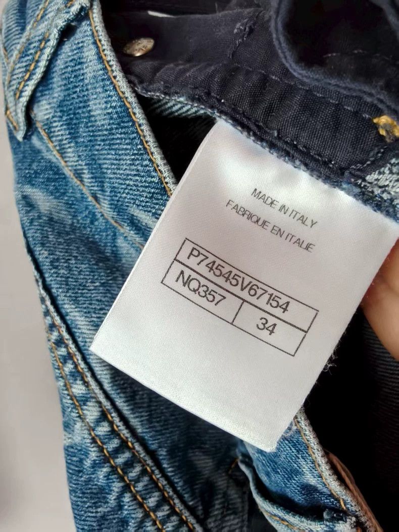 Chanel Chanel Denim Jeans with Logo Print - dmc Size US 26 / EU 42 - 2 Thumbnail