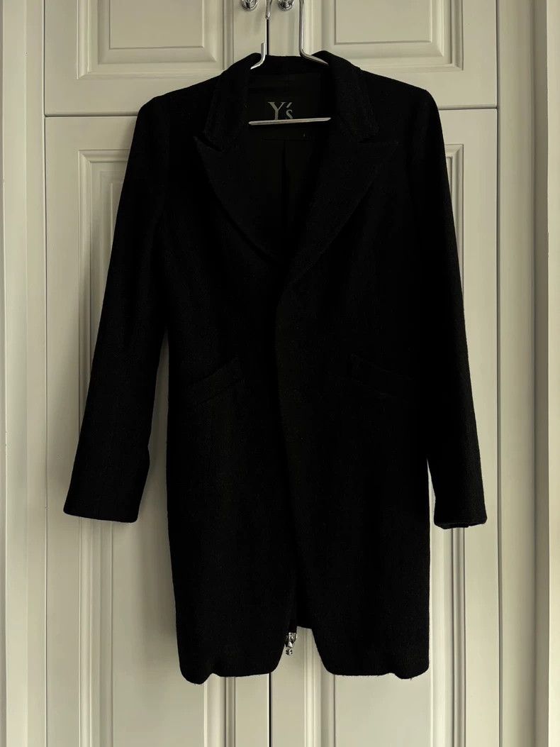 Yohji Yamamoto Yohji Yamamoto Y's Black Wool Long Coat - dmc Size US S / EU 44-46 / 1 - 2 Thumbnail