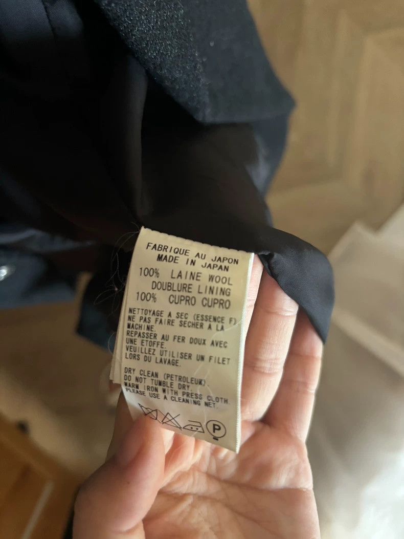 Yohji Yamamoto Yohji Yamamoto Y's Black Wool Long Coat - dmc Size US S / EU 44-46 / 1 - 6 Thumbnail
