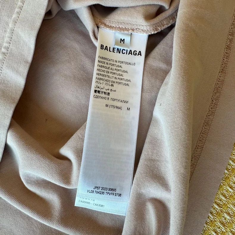 Balenciaga Balenciaga Pink Logo Short Sleeve Tee - dmc Size US M / EU 48-50 / 2 - 5 Thumbnail