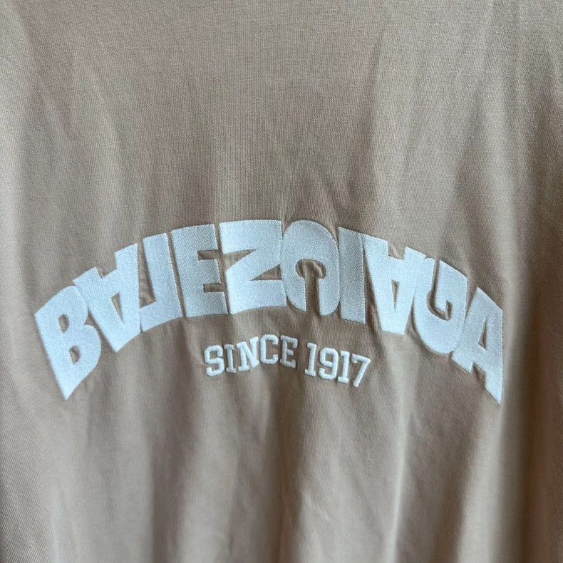 Balenciaga Balenciaga Pink Logo Short Sleeve Tee - dmc Size US M / EU 48-50 / 2 - 3 Thumbnail