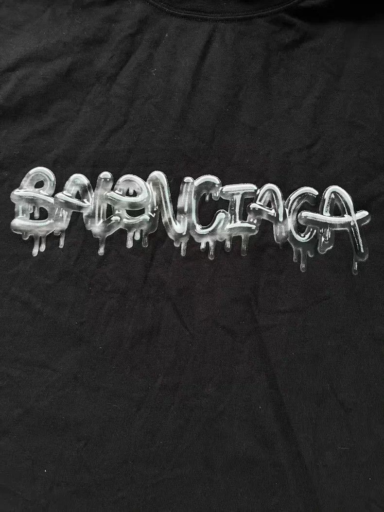 Balenciaga Balenciaga SS22 SLIMP Art Print Hooded T-shirt - dmc Size US M / EU 48-50 / 2 - 3 Thumbnail