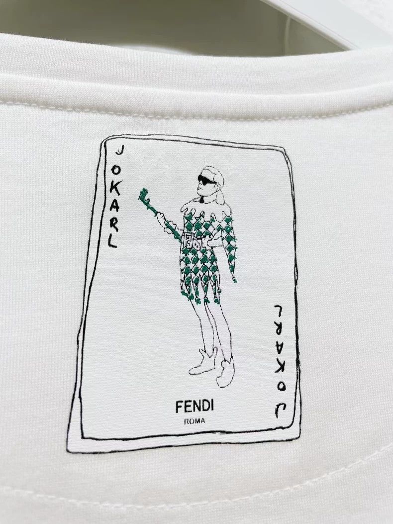 Fendi FENDI Cotton Short Sleeve T-Shirt - dmc Size US S / EU 44-46 / 1 - 5 Thumbnail