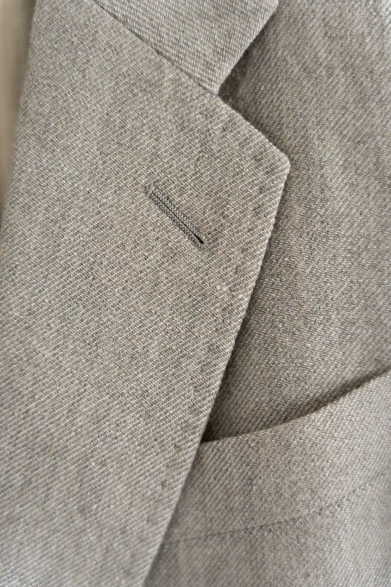 Yohji Yamamoto Yohji Yamamoto 00s Wool-Linen Blazer - dmc Size US XS / EU 42 / 0 - 6 Thumbnail