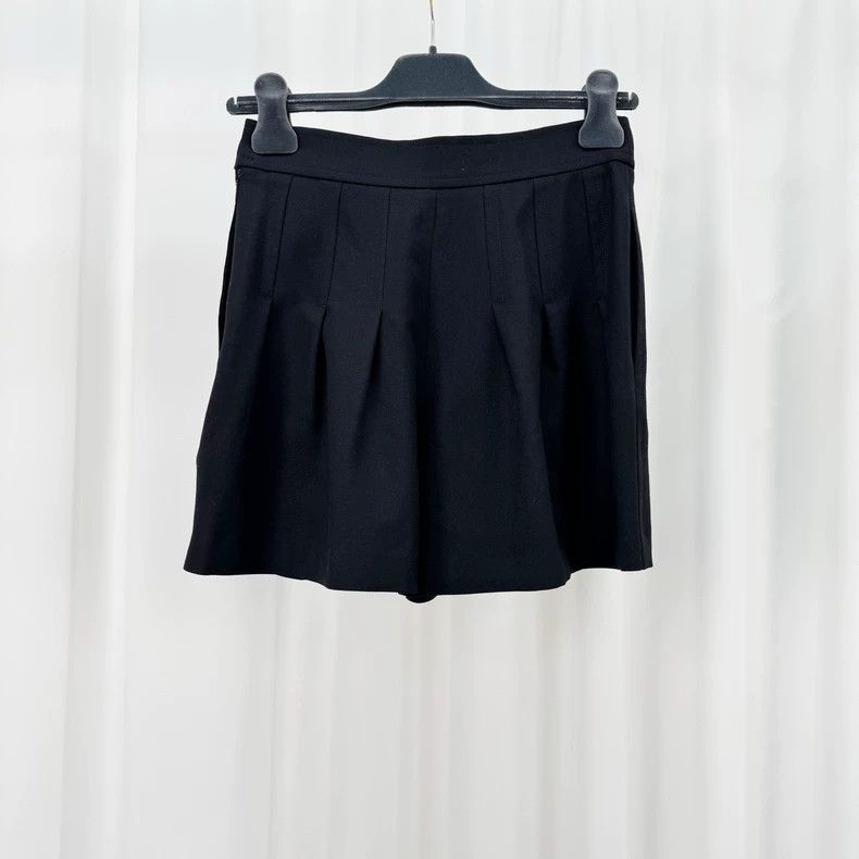 Saint Laurent Paris Saint Laurent Wool Pleated Skort - dmc Size US 36 / EU 52 - 2 Thumbnail