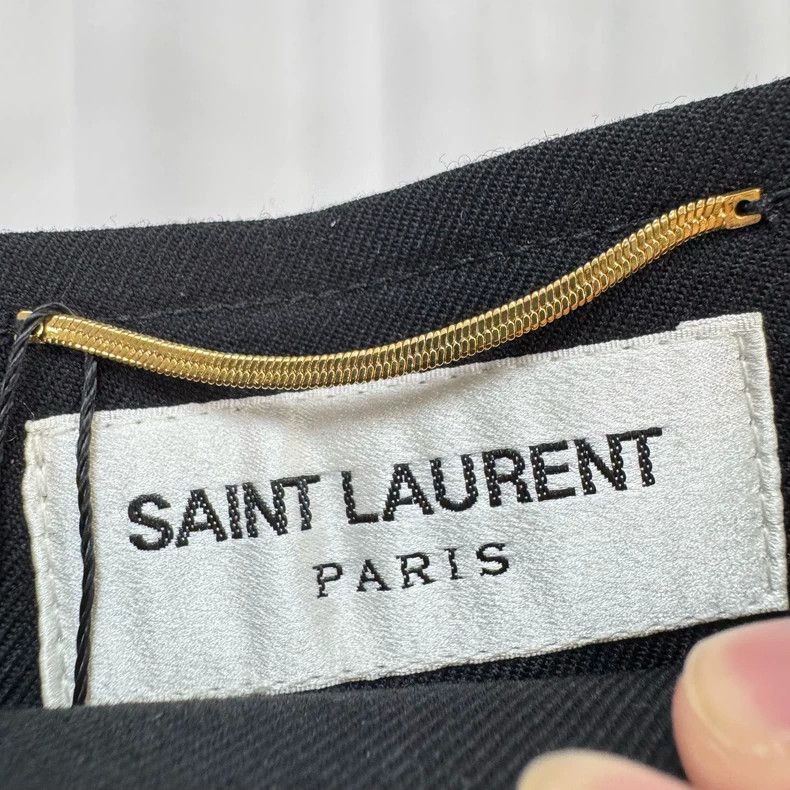 Saint Laurent Paris Saint Laurent Wool Pleated Skort - dmc Size US 36 / EU 52 - 5 Thumbnail