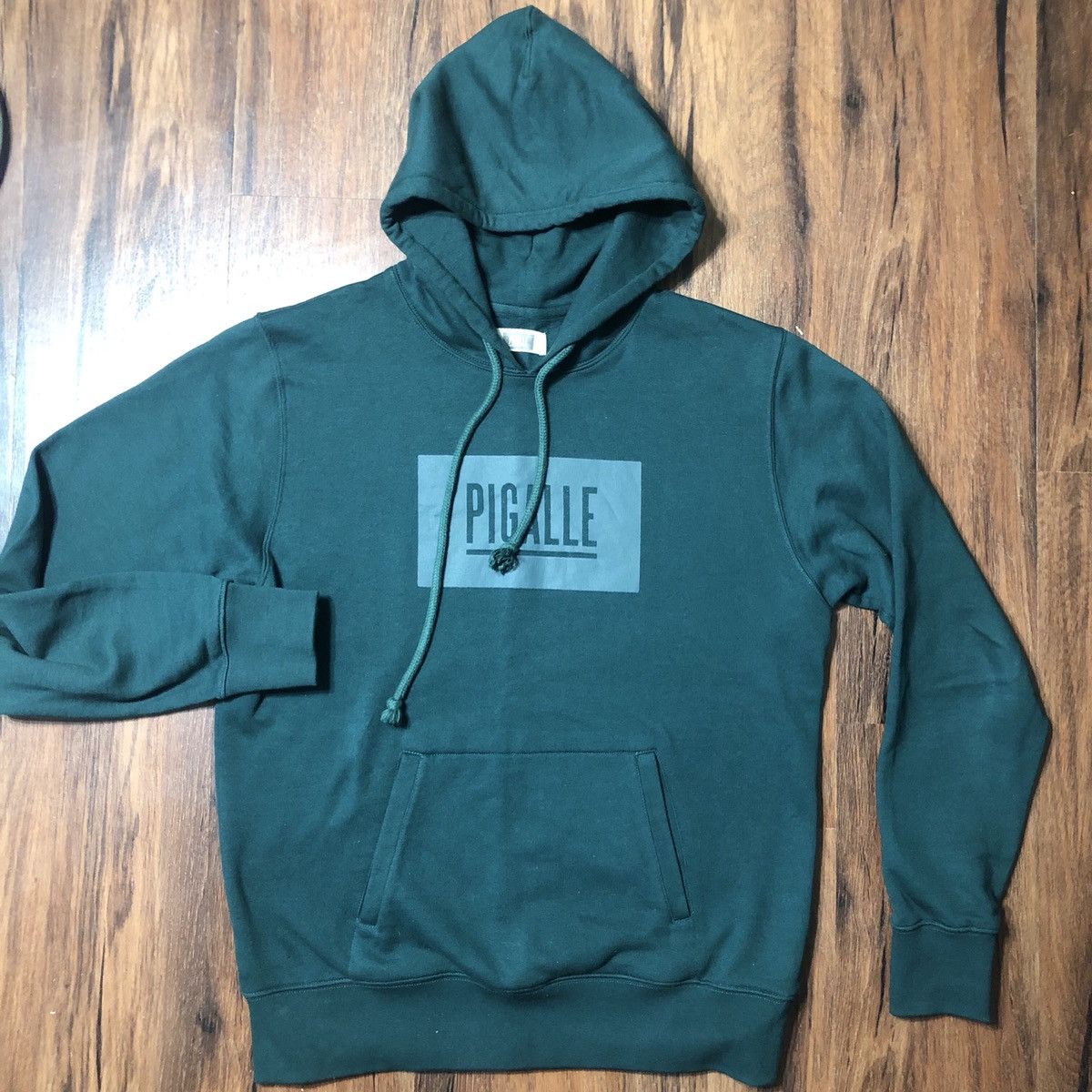 Pigalle LAST DROP Pigalle Green Box Logo Hoodie Grailed