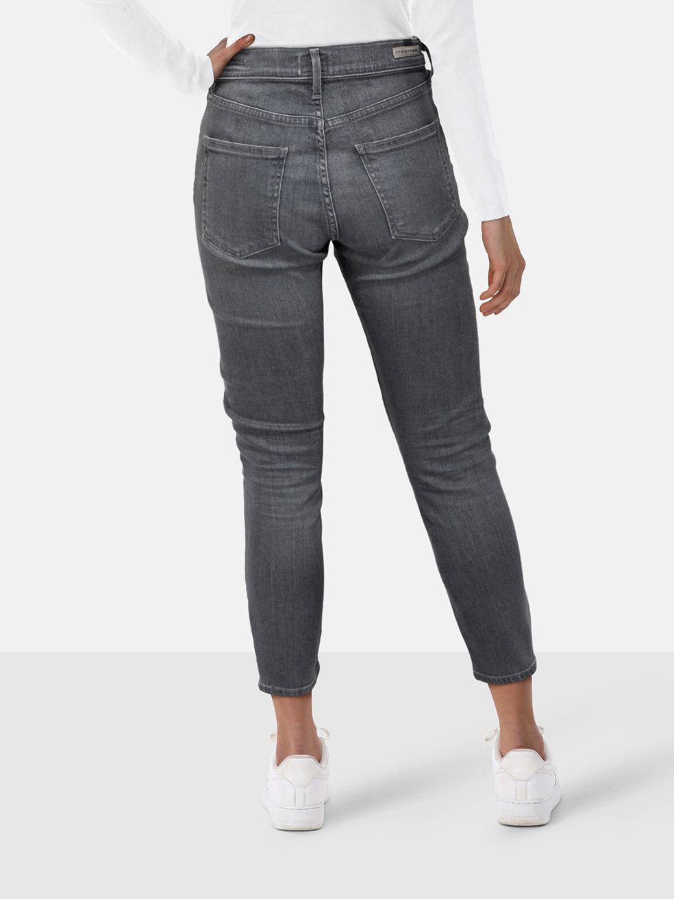 Citizens Of Humanity Grey Denim High Rise Jeans Size 28" / US 6 / IT 42 - 2 Thumbnail