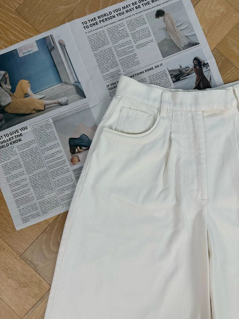 FENDI White Casual Slim Fit Denim Shorts - dmc