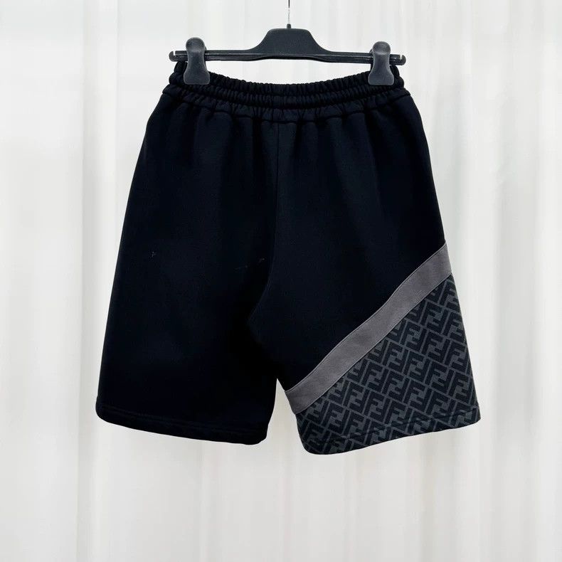 Fendi Fendi Black Monogram Shorts XS - dmc Size US 26 / EU 42 - 2 Thumbnail