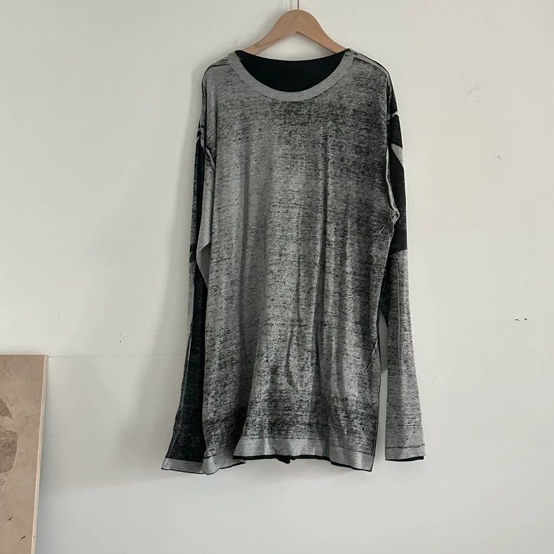Yohji Yamamoto Yohji Yamamoto Cold Dye Longsleeve T-shirt - dmc Size US S / EU 44-46 / 1 - 8 Thumbnail
