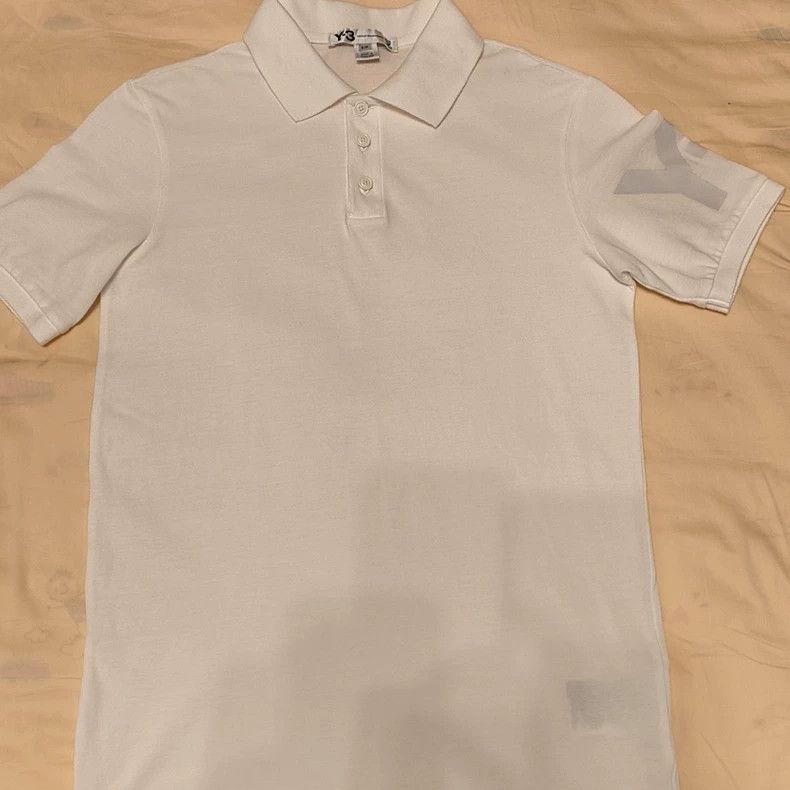 Y-3 Y-3 Yohji Yamamoto White Polo Shirt - dmc Size US S / EU 44-46 / 1 - 8 Thumbnail