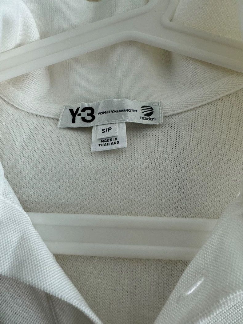 Y-3 Y-3 Yohji Yamamoto White Polo Shirt - dmc Size US S / EU 44-46 / 1 - 3 Thumbnail