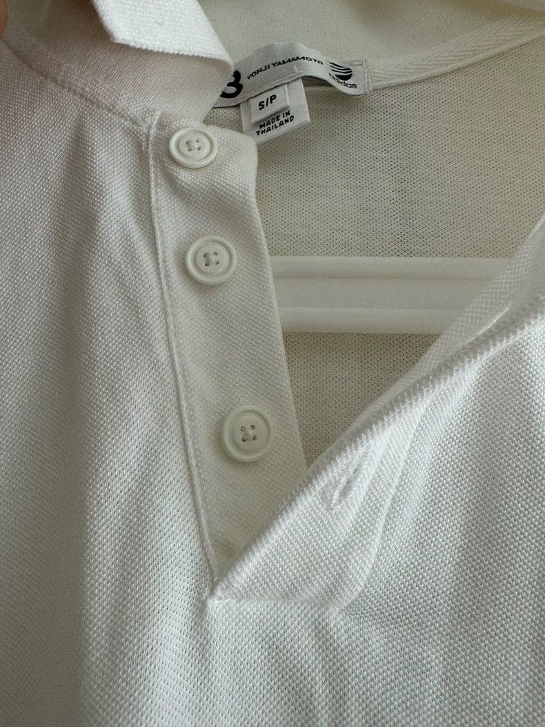 Y-3 Y-3 Yohji Yamamoto White Polo Shirt - dmc Size US S / EU 44-46 / 1 - 6 Thumbnail