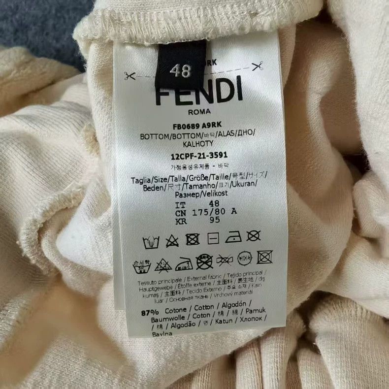 Fendi FENDI Logo Knit Casual Shorts Men's - dmc Size US 31 - 4 Thumbnail
