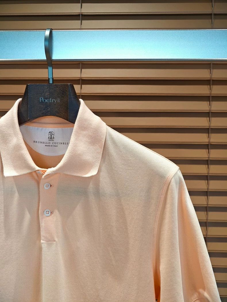 Brunello Cucinelli Brunello Cucinelli Short Sleeve Polo - dmc Size US M / EU 48-50 / 2 - 2 Thumbnail