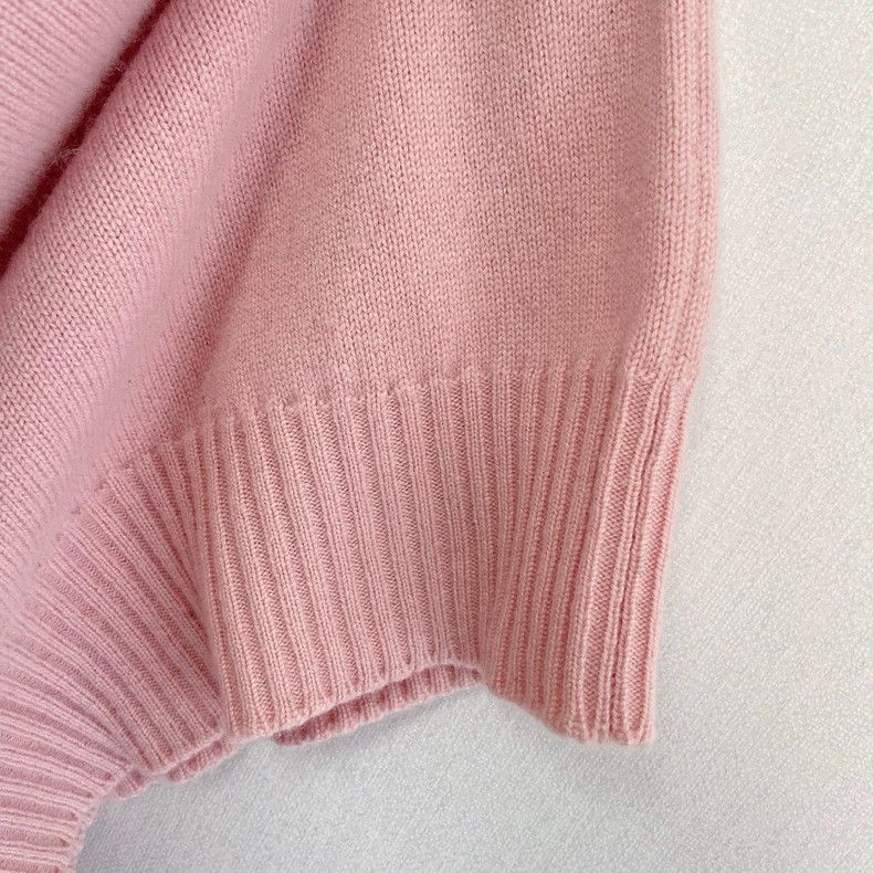 Chanel Chanel Pink Cashmere Knit Sweater 34 - dmc Size US XS / EU 42 / 0 - 8 Thumbnail