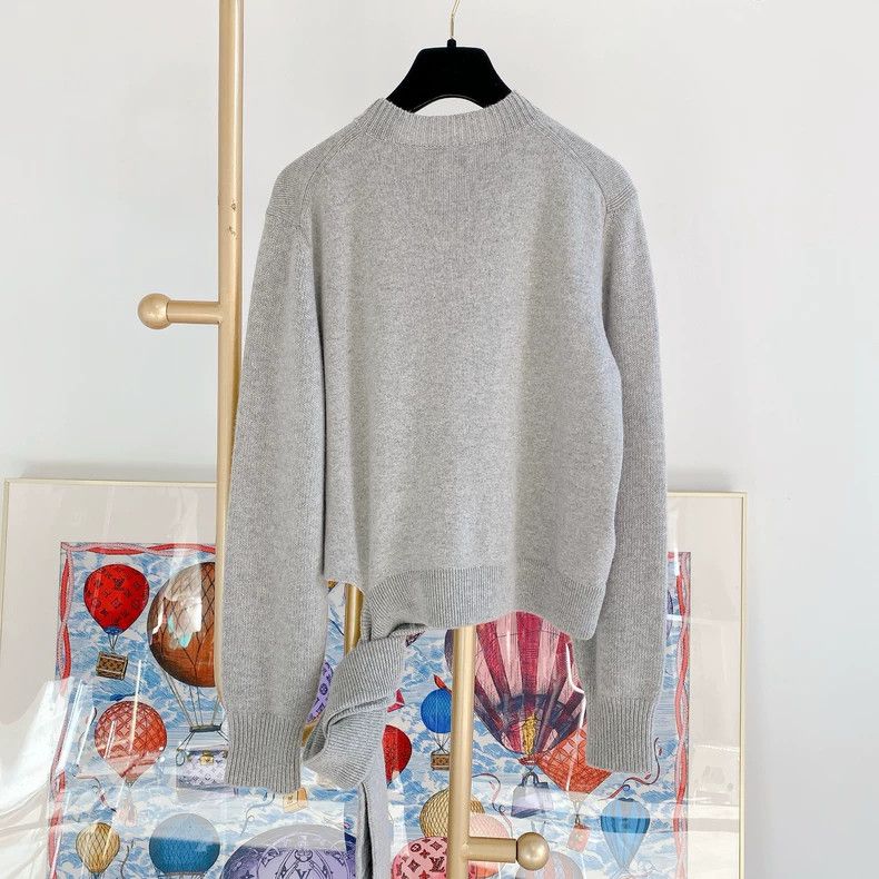Fendi Fendi Gray Knit Sweater Top - dmc Size US XL / EU 56 / 4 - 2 Thumbnail