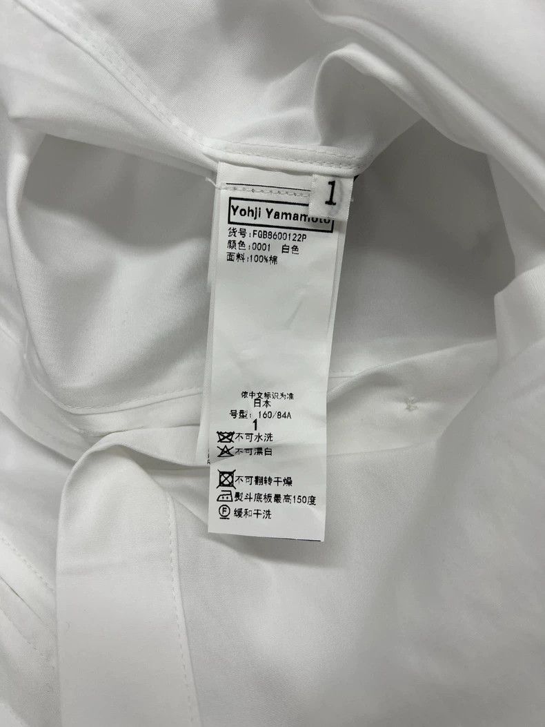 Yohji Yamamoto YOHJI YAMAMOTO Cotton Long Sleeve Shirt - dmc Size US XS / EU 42 / 0 - 7 Thumbnail