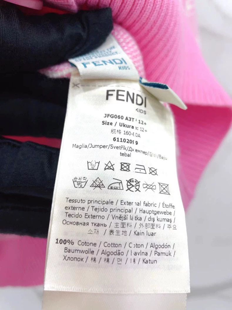 Fendi Fendi Pink F-Logo V-Neck Knit Cardigan - dmc Size US XS / EU 42 / 0 - 9 Thumbnail