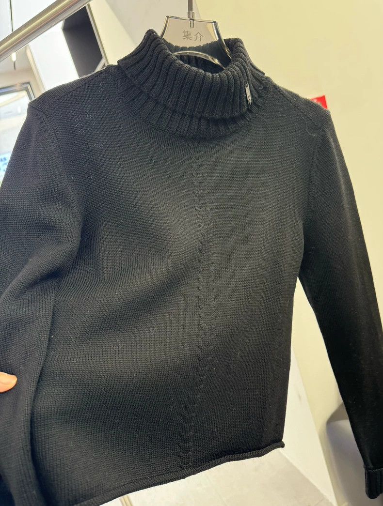 Loro Piana Fendi Black High-Neck Wool Sweater - dmc Size US S / EU 44-46 / 1 - 6 Thumbnail