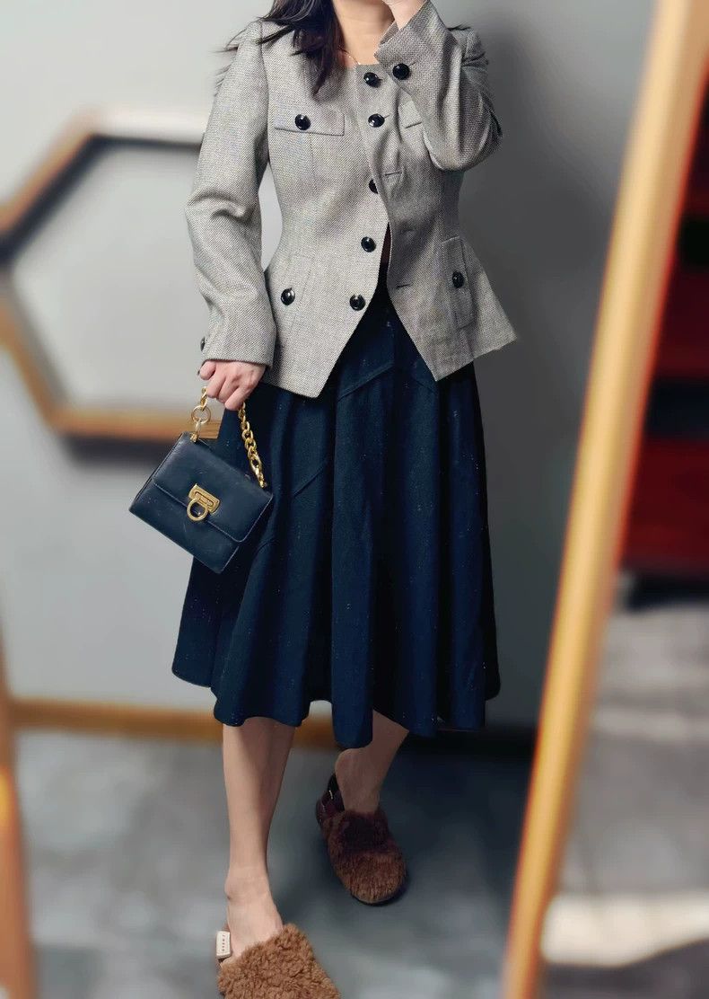 Chanel Yves Saint Laurent Silk Wool Short Jacket - dmc Size US XS / EU 42 / 0 - 6 Thumbnail