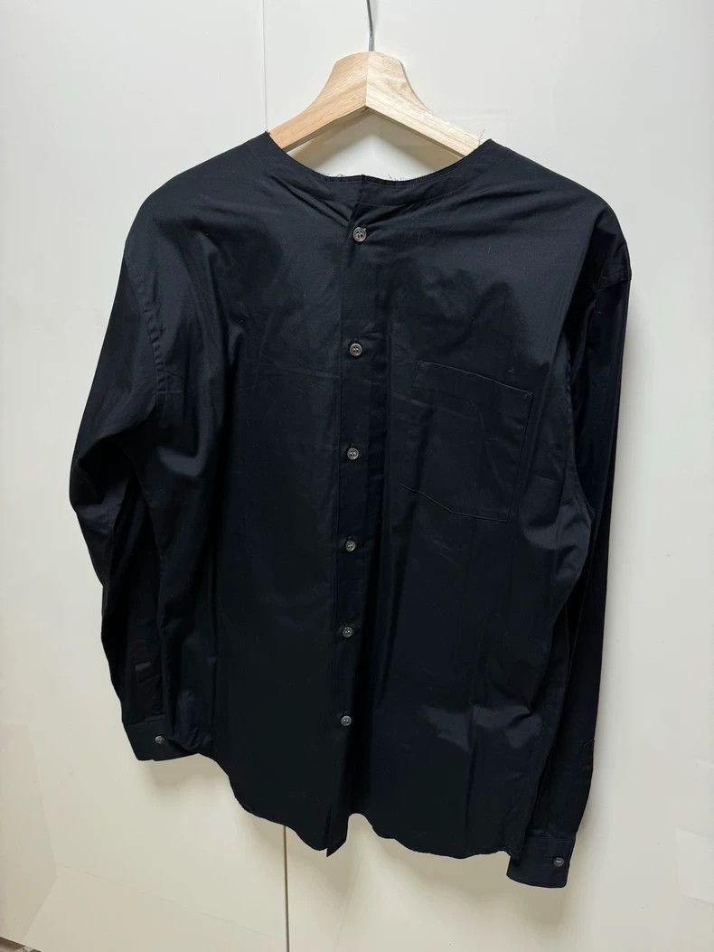 COMME des GARCONS HOMME PLUS Wool Panel Reverse Shirt - dmc
