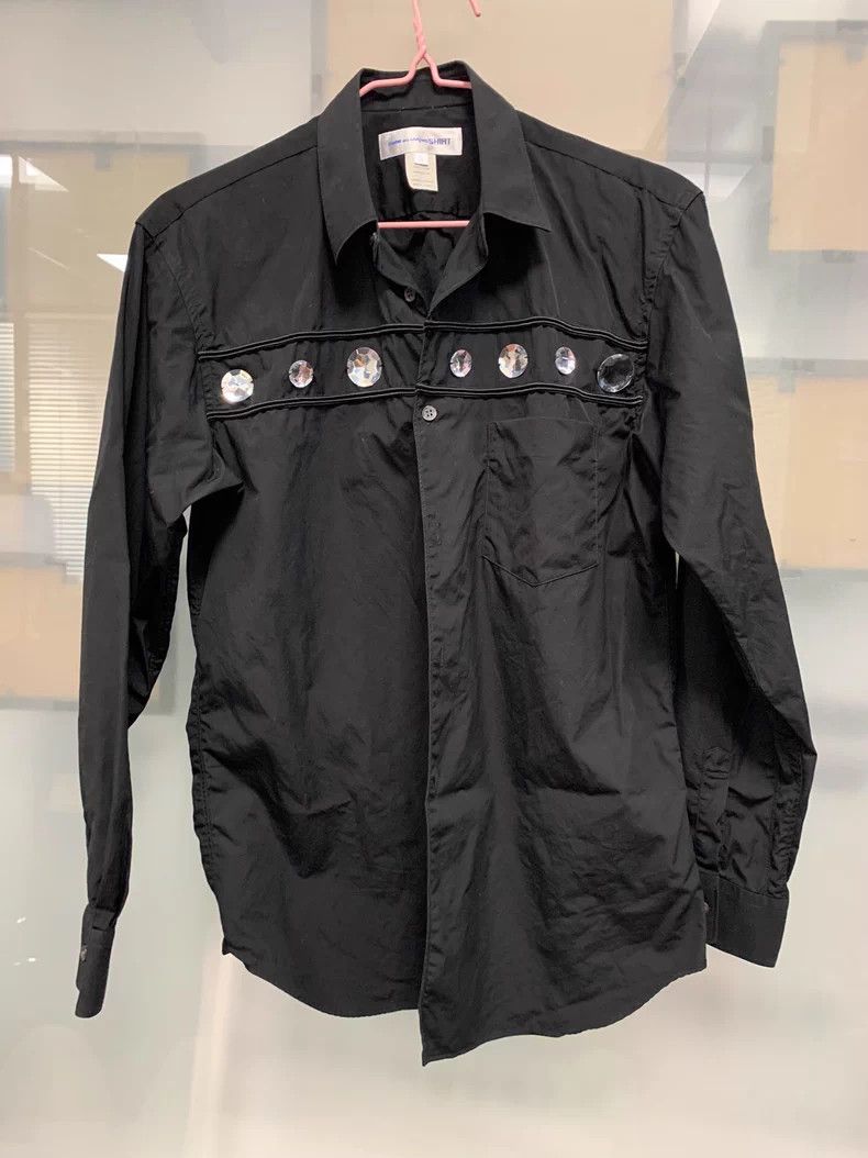 Comme des Garcons Comme des Garcons Black Long Sleeve Shirt - dmc Size US S / EU 44-46 / 1 - 2 Thumbnail