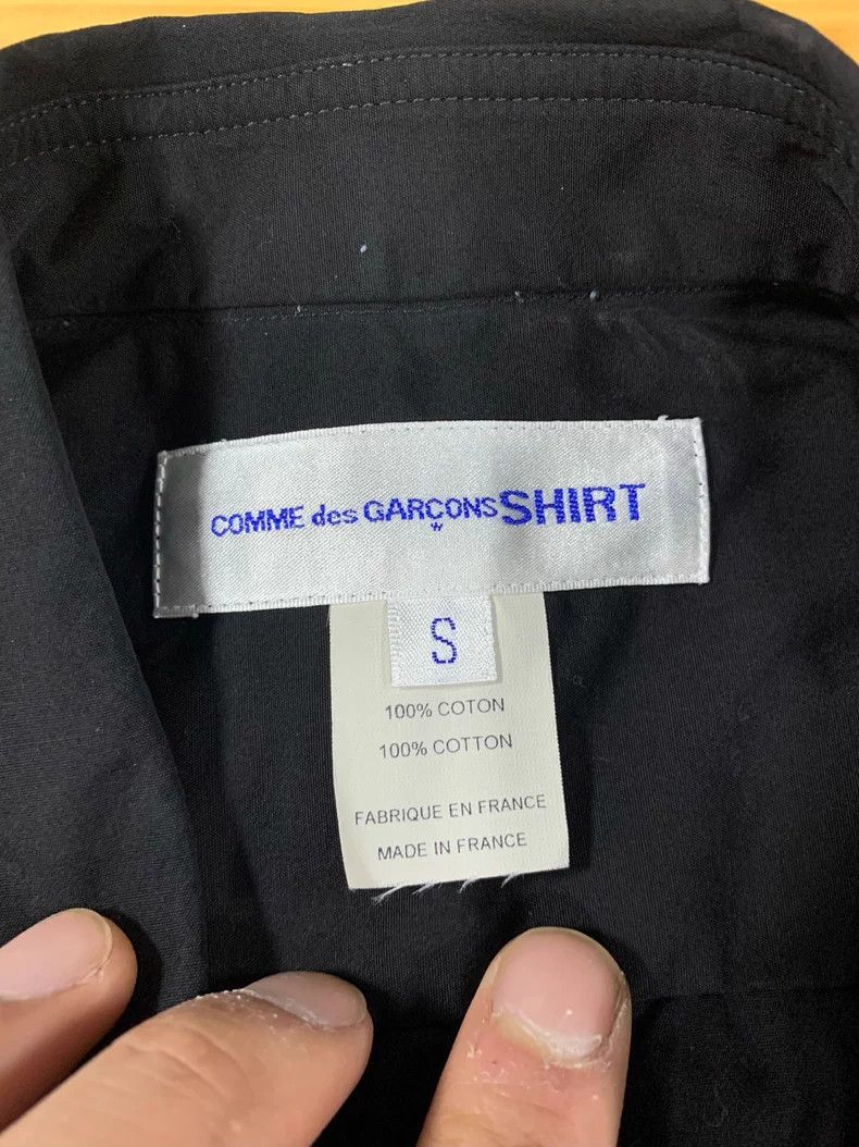 Comme des Garcons Comme des Garcons Black Long Sleeve Shirt - dmc Size US S / EU 44-46 / 1 - 4 Thumbnail
