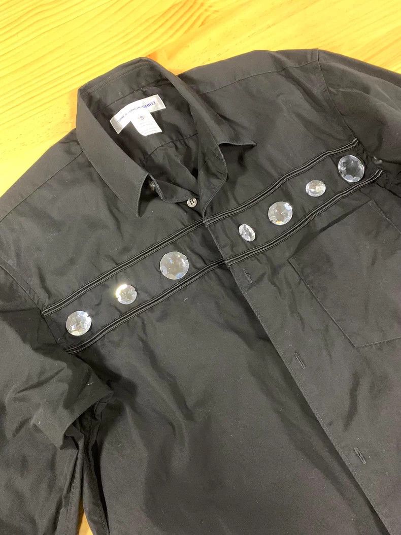Comme des Garcons Comme des Garcons Black Long Sleeve Shirt - dmc Size US S / EU 44-46 / 1 - 3 Thumbnail