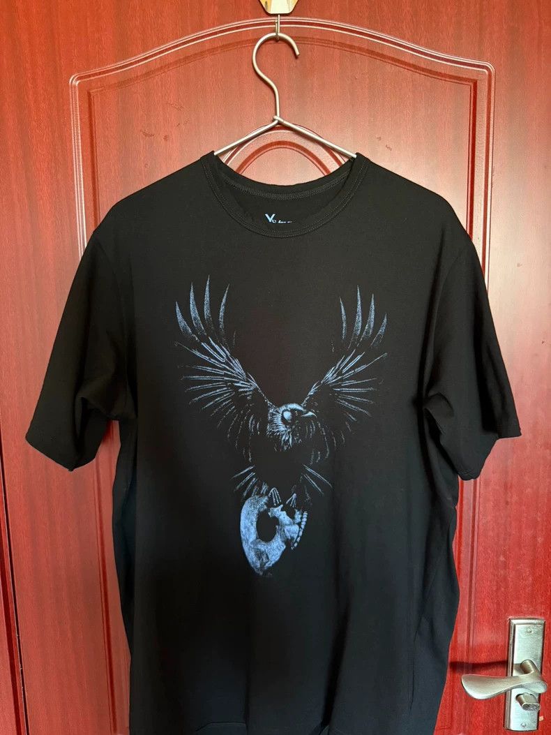 Yohji Yamamoto Yohji Yamamoto Y/S Eagle Graphic Tee - dmc Size US L / EU 52-54 / 3 - 2 Thumbnail
