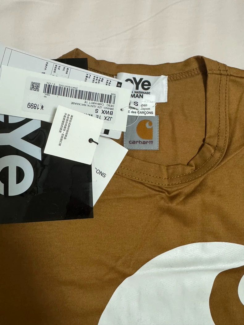 Junya Watanabe CDG Junya Watanabe x Carhartt Logo Tee - dmc Size US S / EU 44-46 / 1 - 3 Thumbnail