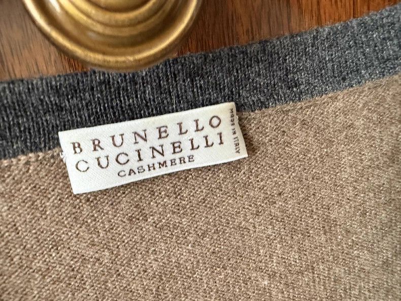 Brunello Cucinelli Brunello Cucinelli Striped Cashmere Sweater - dmc Size US M / EU 48-50 / 2 - 3 Thumbnail