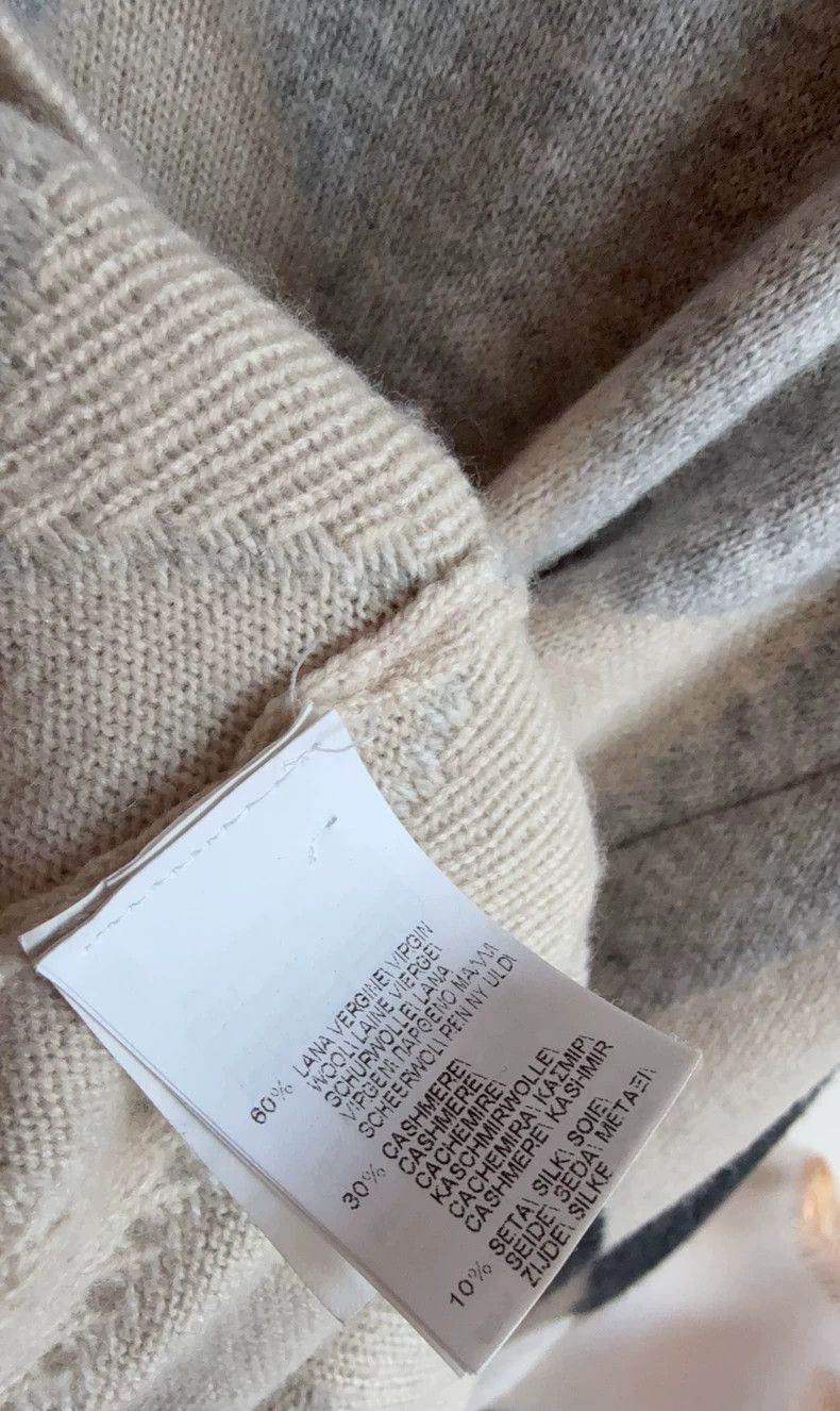 Brunello Cucinelli Brunello Cucinelli Sequin Argyle Sweater - dmc Size US L / EU 52-54 / 3 - 6 Thumbnail