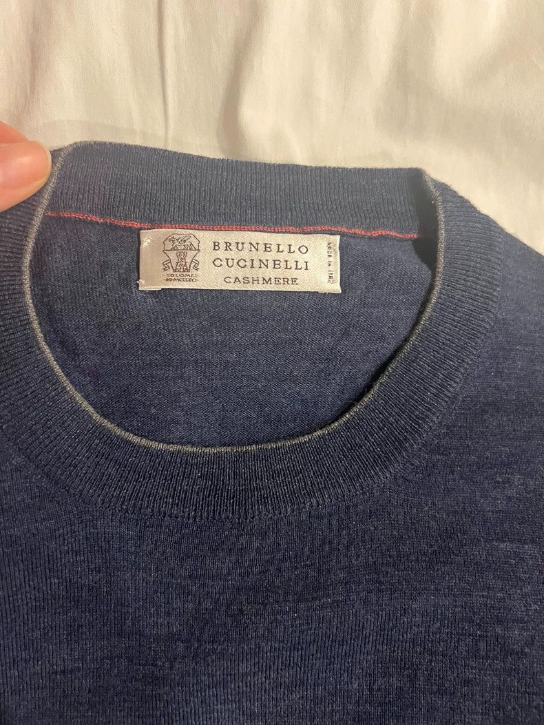 Brunello Cucinelli Brunello Cucinelli Cashmere Wool Sweater - dmc Size US L / EU 52-54 / 3 - 4 Thumbnail